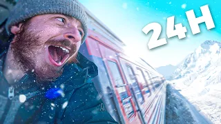 24H dans un train au cercle polaire arctique !