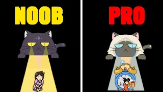 NOOB vs PRO in Hide And Seek: Cat Escape | GokuNoob