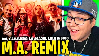 BOFFE REACCIONA a "M.A REMIX" - BM, CALLEJERO FINO, LA JOAQUI, LOLA ÍNDIGO