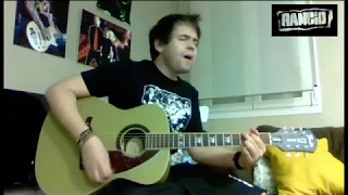 AN INTIMATE CLOSE UP OF A STREET PUNK TROUBLE MAKER - RANCID (COVER)