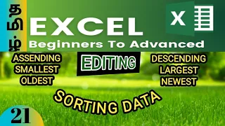 Excel Sorting | how to sort in excel | Excel in Tamil | Learning End