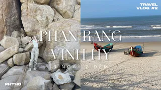 PHAN RANG - VỊNH VĨNH HY // TRAVEL VLOG #2 : chuyến đi 3 ngày 2 đêm, đi tàu lửa, đi cano nước 🦈