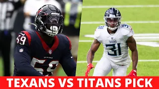 Houston Texans at Tennessee Titans Pick | NFL Picks and Predictions Week 6 | Early Leans NFL Show