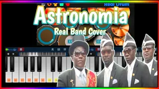 Astronomia / Coffin dance meme - - - - Real Drum and  Perfect Piano cover