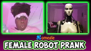 Female Robot Prank on OMEGLE!