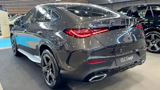 New MERCEDES GLC Coupe 2024 - FIRST LOOK & visual REVIEW (AMG Line)