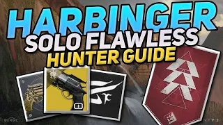 Harbinger SOLO FLAWLESS GUIDE | Hunter Class Guide EASY & FAST! Week 1 | Destiny 2: Beyond Light