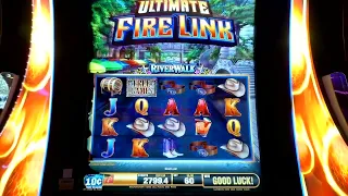 THIS NEVER HAPPENS! Back to Back Fireball Bonuses on ULTIMATE FIRE LINK RIVERWALK Slot Machine