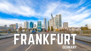 Sunday Drive through Frankfurt Germany | 4K