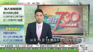 無綫7:30 一小時新聞 TVB News｜美歐多國領袖視像商應對俄羅斯威脅 北約加強東歐軍事部署｜美軍F-35C戰機南海失事七人傷｜上海地鐵有婦人下車時被月台幕門夾住 列車照開致死｜20220125