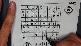 How to Solve Hard Sudoku by Sudoku Expert. ASMR