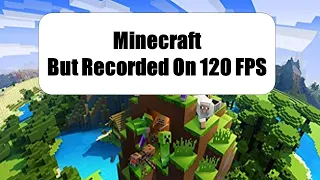 Minecraft But Recorded on 120 FPS