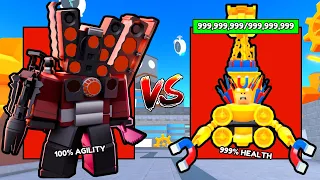 NEW KNIFE UTS vs MAGNET TITAN TOILET! (Toilet Tower Defense)