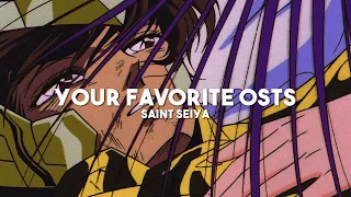 There are your favorite Saint Seiya OSTs (slowed + reverb).
