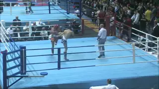 K1 54kg Khamid Paskhaev RUS vs Soner Sen TUR 1 4 WC2015