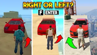 WHAT WILL THEY CHOOSE? (EVERY GTA REALISTIC COMPARISON)