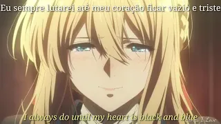 Andy Grammer-Dont Give Up On Me (Subtitled in English and Portuguese) / anime- Violet Evergarden