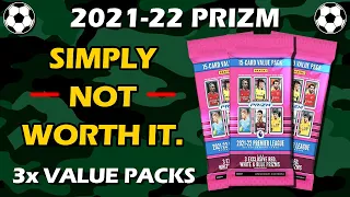 NOT WORTH IT! 2021-22 Panini Premier League Prizm Value 3x Retail Pack Soccer Review