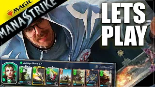 Let's Play Magic: ManaStrike - Ranking Fast with Green Decks!