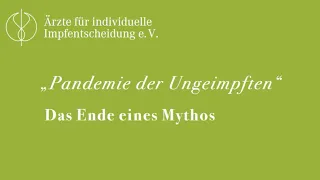 Ende vom Mythos "Pandemie der Ungeimpften" || Dr. med. Steffen Rabe