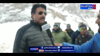 Zojila Pass Exclusive Update || CEC LAHDC kargil Feroz Ahmad Khan  & DM Santhosh Sukhdeve Visits.