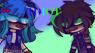 ❗ IDIOT ❗ Meme - 💙 ItsFunneh 💙 - Gacha Club - ft:💙💚