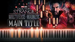 Main Titles (From "Doctor Strange in the Multiverse of Madness" OST)  [Synthesia Piano Tutorial]