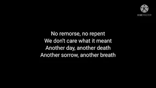 Metallica No remorse lyrics