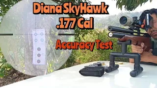 Diana Sky Hawk .177Cal|| Accuracy Test🤔🤔🤔