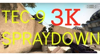 CSGO | TEC-9 FAST SPRAYDOWN!