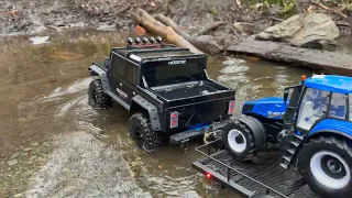 Offroad fun with new toy and trailer....