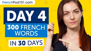 Day 4: 40/300 | Learn 300 French Words in 30 Days Challenge