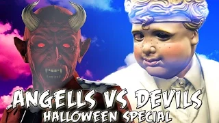 Angels VS Devils!!! (GTA 5 Halloween Special)