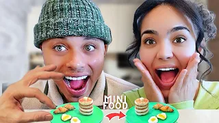 Eating ONLY MINI Food For 24 Hours! *cute & yummy*