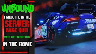 THE FASTEST CAR IN NFS UNBOUND IS OP MADE THEM RAGE QUIT - NFS UNBOUND GAMEPLAY