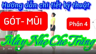 Hướng dẫn chi tiết kỹ thuật GÓT - MŨI. Động tác rõ ràng, sắc nét, bước nhảy điêu luyện #shuffledance