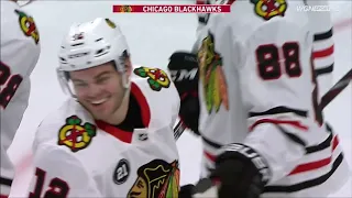 DeBrincat snipes his second of the game off of a Kane feed - 10/11/18