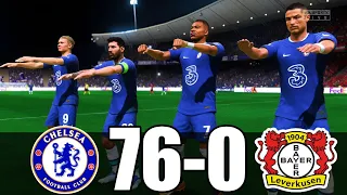 FIFA 23 - MESSI, RONALDO, MBAPPE, NEYMAR, ALL STARS | CHELSEA 76 - 0 LEVERKUSEN