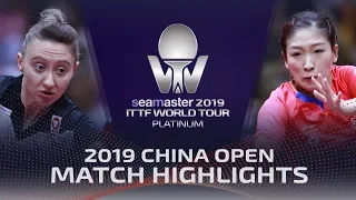 Liu Shiwen vs Sofia Polcanova | 2019 ITTF China Open Highlights (R16)