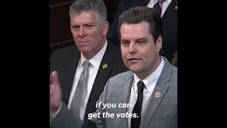 Matt Gaetz Slams House Speaker Election: 'McCarthy Doesn't Have The Votes'