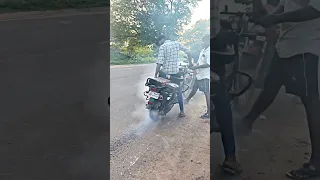 TVS XL 100 Burnout🔥💥