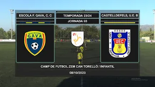 Jornada 03 (23/24) - ESCOLA F. GAVA, C. C - CASTELLDEFELS, U.E. B (Resumen)