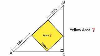 How to calculate yellow Area