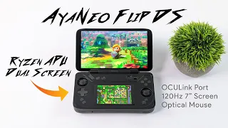 AyaNeo Flip DS Hands On First Look, This New Dual Screen Ryzen Handheld Is Crazy