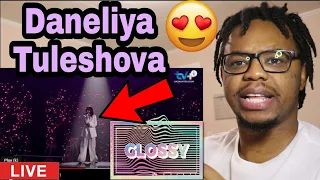 FIRST TIME HEARING Daneliya Tuleshova- Glossy (live) You Show 2021| Reaction!!