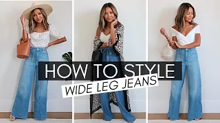 How To Style Wide Leg Jeans + Haul