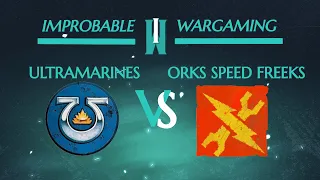 Ultramarines Vs Orks Speed Freeks Warhammer 40k live battle