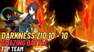 Darkness Zio - Episode 4 10-10 | F2P One Shot Team (Free Units, Mostly Free Gear) | Epic Seven