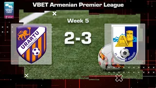 Urartu - Lernayin Artsakh 2:3, Vbet Armenian Premier League 2022/23, Week 05