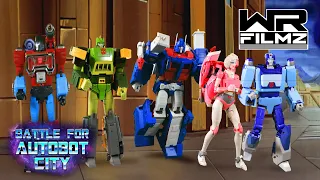 Battle For Autobot City from the 1986 Movie: Recreated in Stop Motion